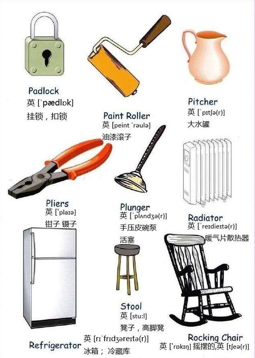佳音特翻譯帶你學(xué) 常用家居用品英語及英音音標(biāo)發(fā)音